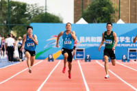 全国首届学青会 | 西安小伙张家纶勇夺中学组男子100米金牌
