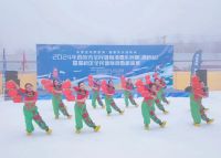西安市全民健身滑雪系列赛（灞桥站）举行